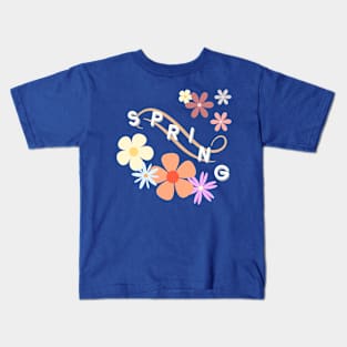 Creative Design - Spring Time Flowers Kids T-Shirt